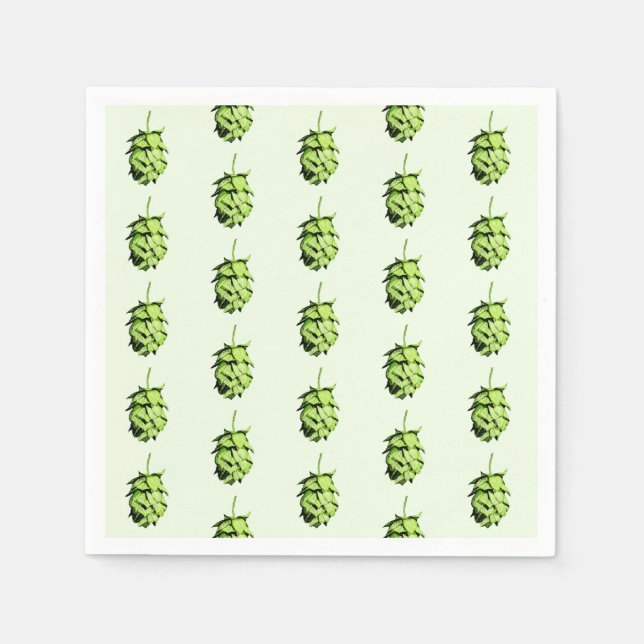 Servilleta De Papel Hoppy hops fiesta napkin (Anverso)