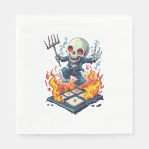 Servilleta De Papel Hopscotch de Hell - Funny Demon Skull