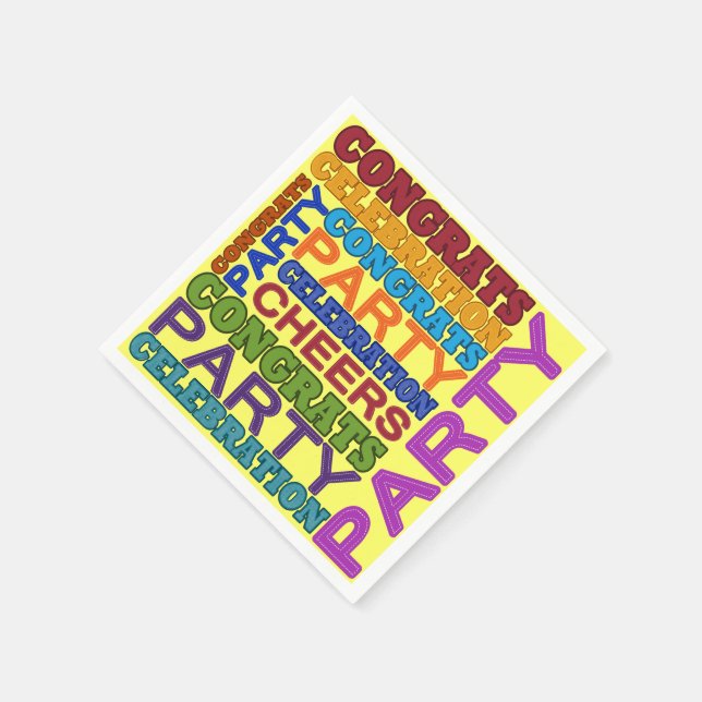 Servilleta De Papel ¡hora de fiesta! (Borde)