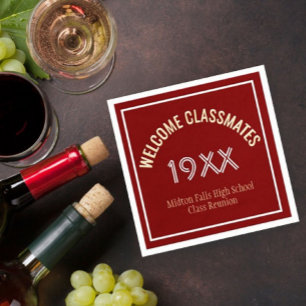 Servilleta De Papel ¡Hora de la Reunión! Cláusulas de Reunión de Clase