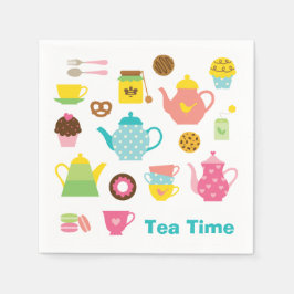 Servilleta De Papel Hora del Té