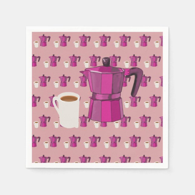 Servilleta De Papel Hora para Café (Anverso)