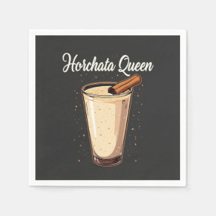 Servilleta De Papel Horchata Reina bebida española mexicana