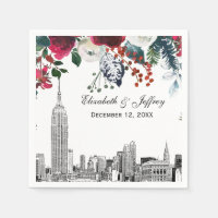 Horizonte de NYC ESB Etch Burgundy Grn Floral Acua