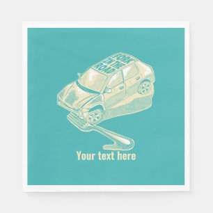 Servilleta De Papel Horquilla en el accidente de tráfico