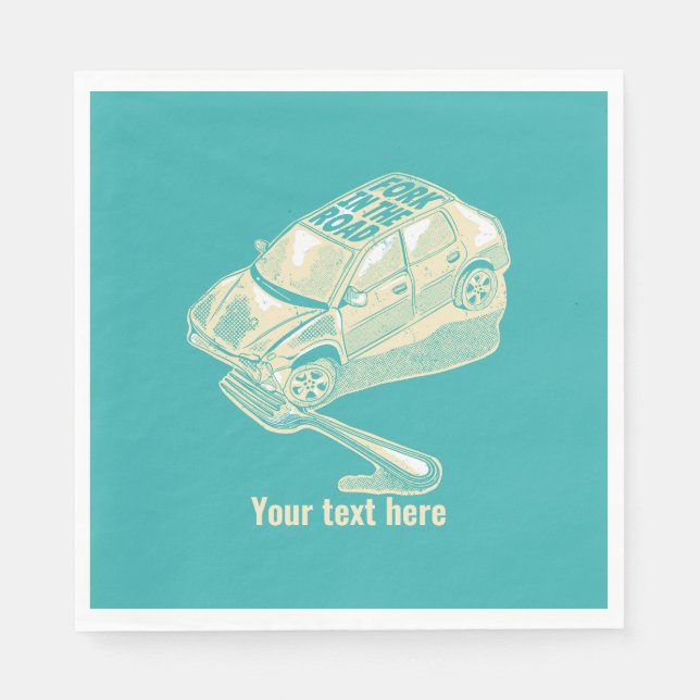 Servilleta De Papel Horquilla en el accidente de tráfico (Anverso)