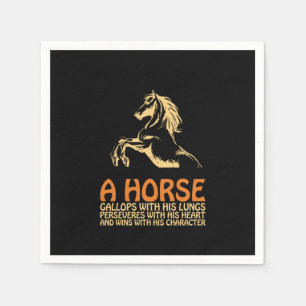 Servilleta De Papel Horse Art A Horse Gallops