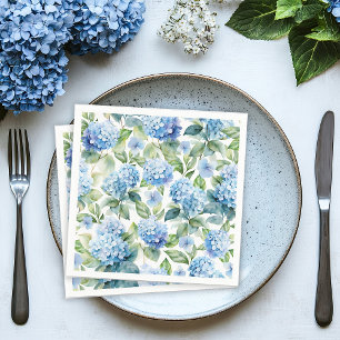 Servilleta De Papel Hortensia Azul