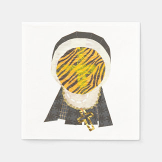 Servilleta De Papel Hot Cross Bun Nun Napkins