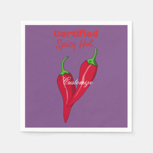 Servilleta De Papel Hot Thunder_Cove certificado Spicy