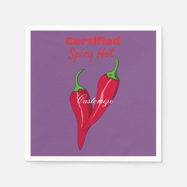 Servilleta De Papel Hot Thunder_Cove certificado Spicy (Anverso)