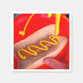 Servilleta De Papel Hotdog y Mustard - Napkin de papel