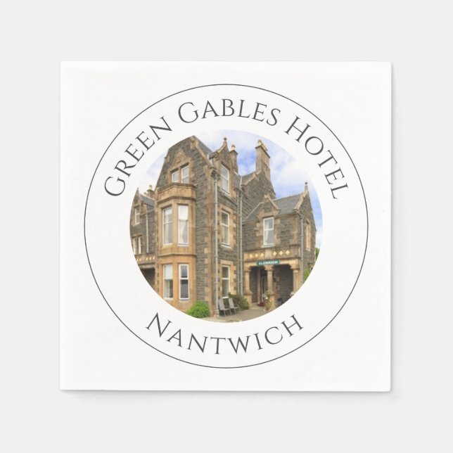 Servilleta De Papel Hotel Name Plus Hotel Photo on (Anverso)