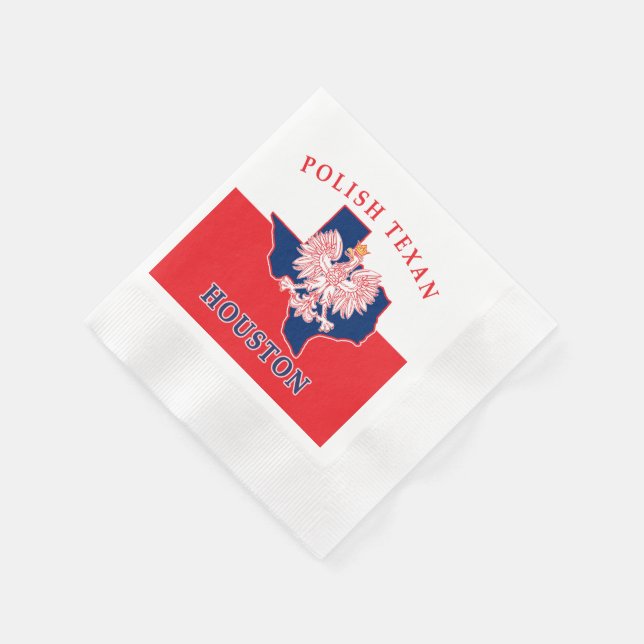Servilleta De Papel Houston Poland Texan (Borde)