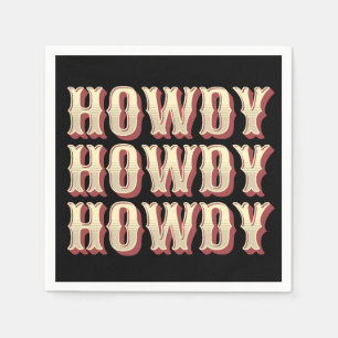 Servilleta De Papel Howdy Howdy
