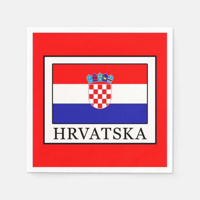 Servilleta De Papel Hrvatska (Anverso)
