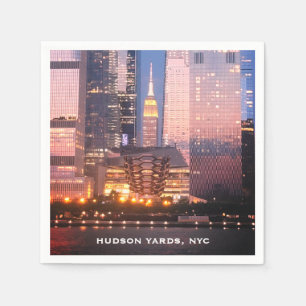 Servilleta De Papel Hudson Yards (Buque) Empire State Building, NYC