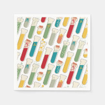 Huella de Tubo de Prueba de Química Moderna de Mid