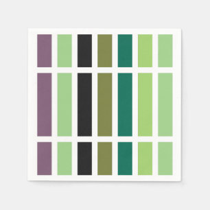 Servilleta De Papel Hues negros morados verdes