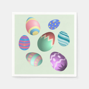 Servilleta De Papel Huevo verde de Pascua Fiesta Pascua Semana Santa