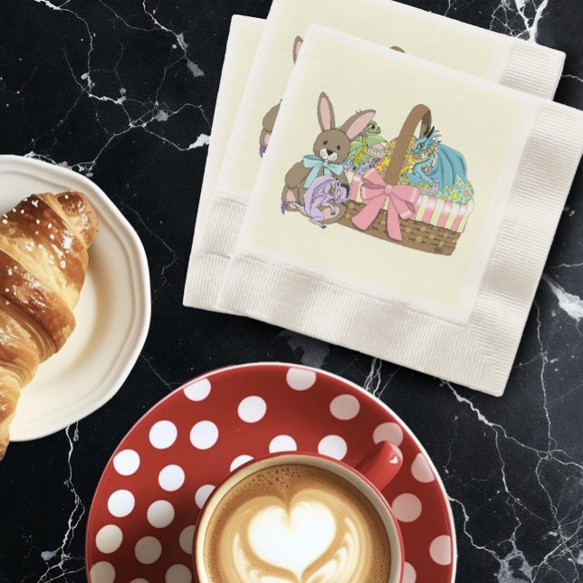 Servilleta De Papel Huevos de la cesta de pascua (Subido por el creador)