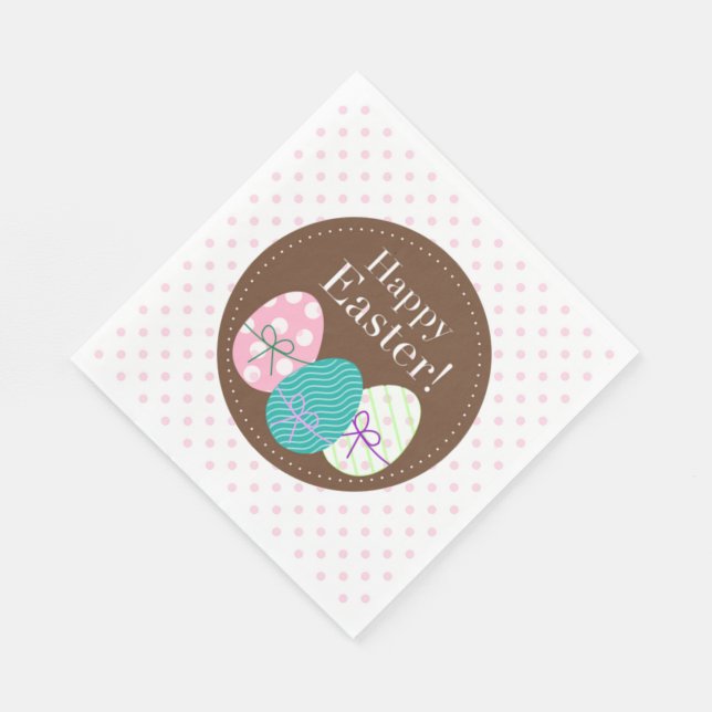 Servilleta De Papel Huevos de Pascua (Esquina)