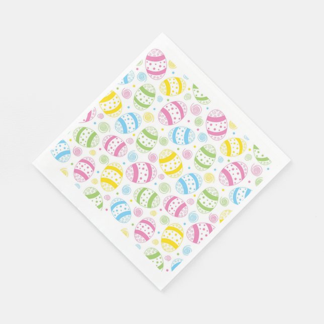 Servilleta De Papel Huevos de Pascua (Esquina)