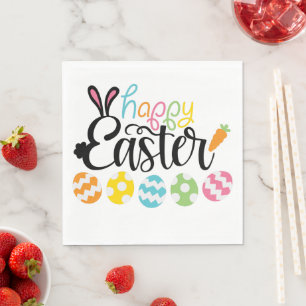 Servilleta De Papel Huevos Felices De Pascua