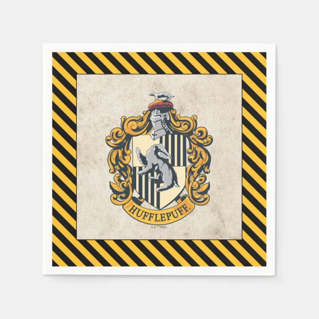 Servilleta De Papel Hufflepuff Crest (Anverso)