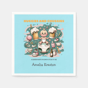 Servilleta De Papel Huggies y Chuggies saludan a la paternidad