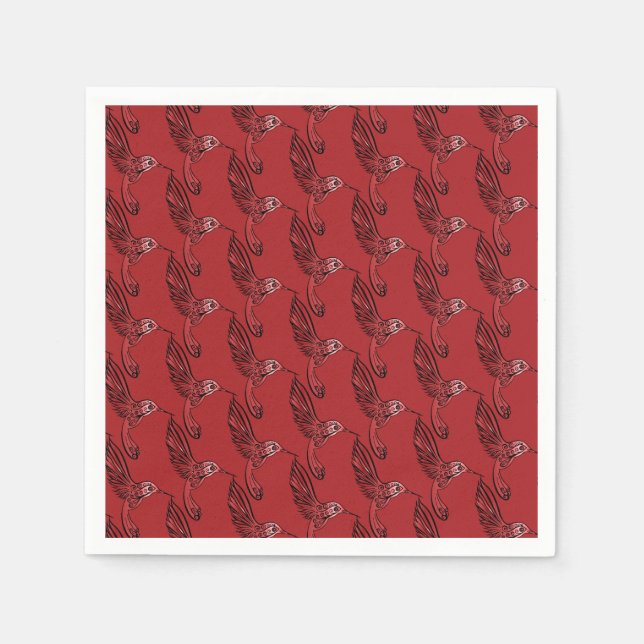 Servilleta De Papel Hummingbirds II (Anverso)