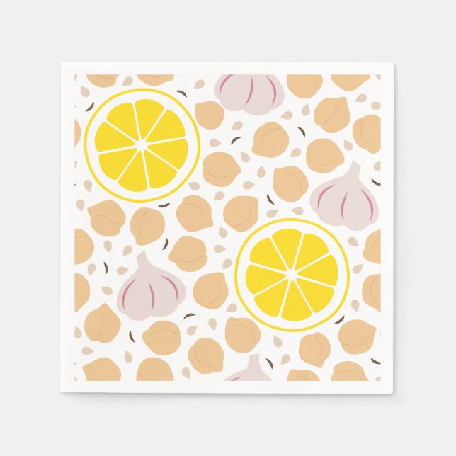 Servilleta De Papel Hummus Napkins (Anverso)