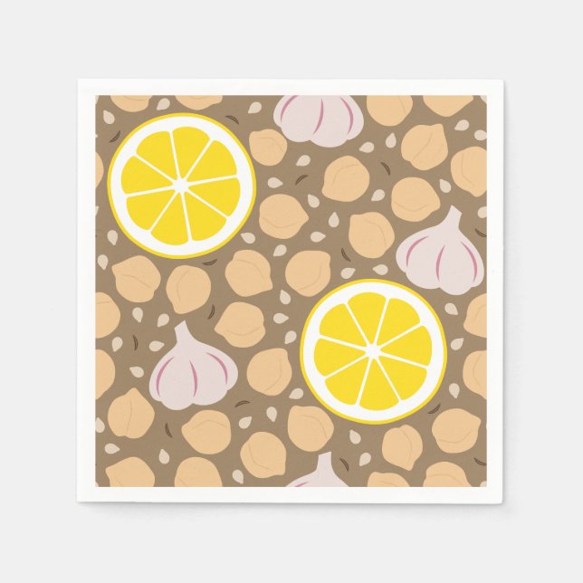 Servilleta De Papel Hummus Napkins (Anverso)