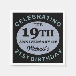 Servilleta De Papel Humor de cumpleaños 40 personalizado