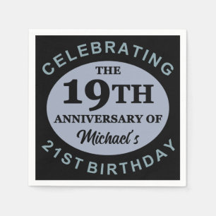 Servilleta De Papel Humor de cumpleaños 40 personalizado