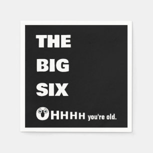 Servilleta De Papel Humor de Cumpleaños 60 Envejeciendo
