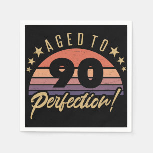 Servilleta De Papel Humor de cumpleaños retro 90