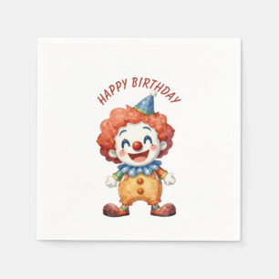 Servilleta De Papel Humor de payaso de circo