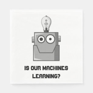 Servilleta De Papel Humor de tecnología de aprendizaje automático