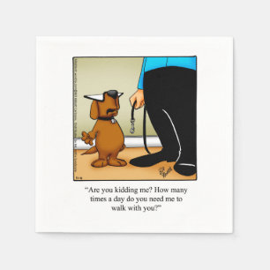 Servilleta De Papel Humor mascota Cocktail Napkins