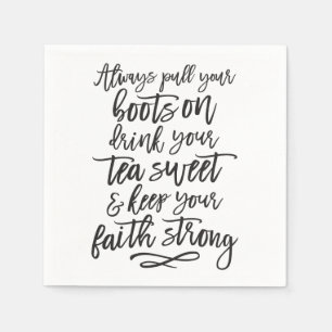 Servilleta De Papel Humor meridional del mantra del chica