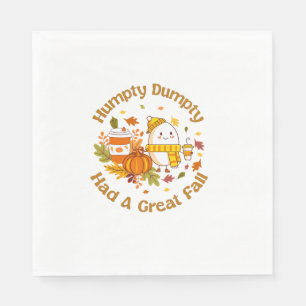 Servilleta De Papel Humpty Dumpty Tuvo Una Gran Caída Feliz Caída