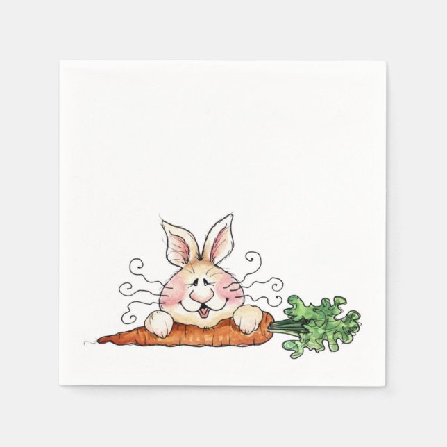Servilleta De Papel Hungry Bunny (Anverso)