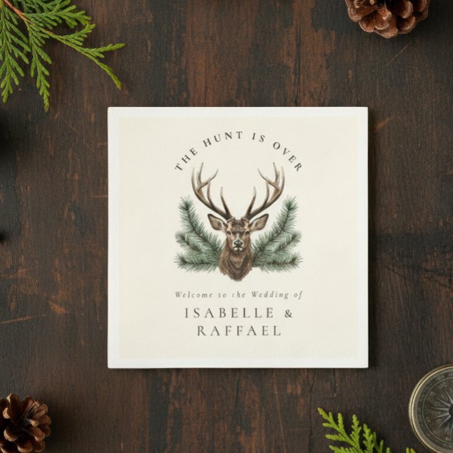 Servilleta De Papel Hunt Está Por Encima Del Elegante Boda De La Cabez (Subido por el creador)