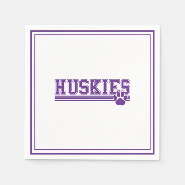 Servilleta De Papel Huskies Paper  (Anverso)