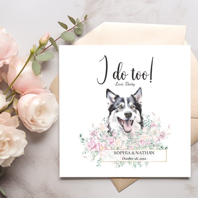 Servilleta De Papel Husky Dog Boda Cocktail Napkins (Subido por el creador)