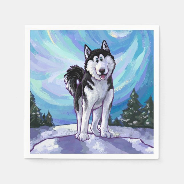 Servilleta De Papel Husky lindo (Anverso)