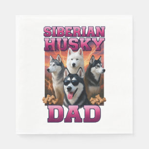 Servilleta De Papel Husky Siberian