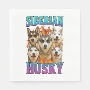 Servilleta De Papel Husky Siberian
