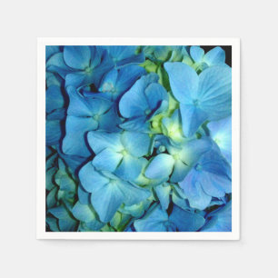 Servilleta De Papel Hydrangea azul